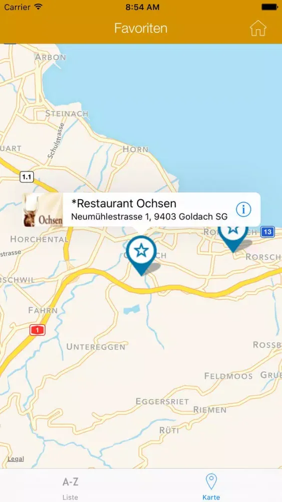 Capturas de pantalla de Goldach App