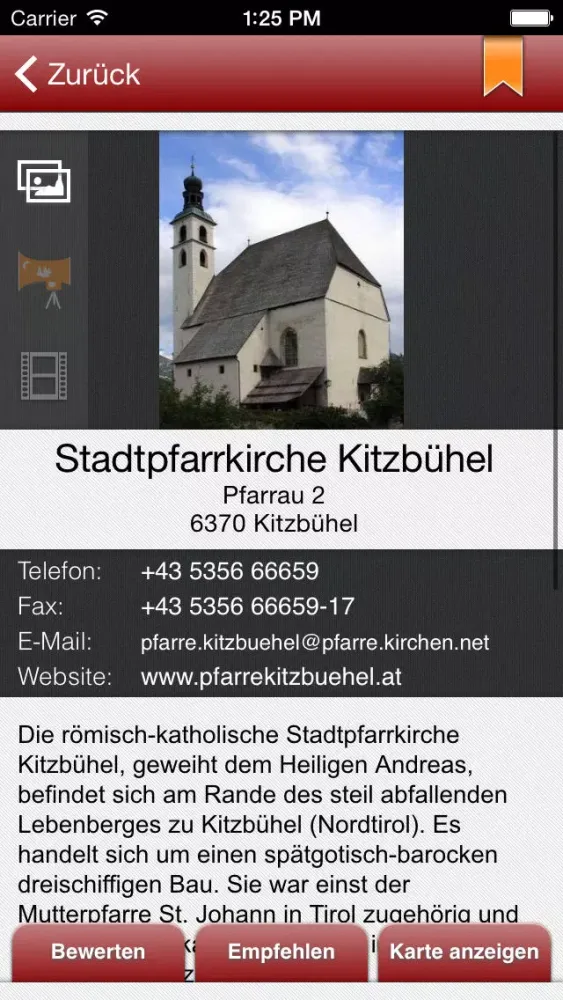 Kitzbühel App スクリーンショット