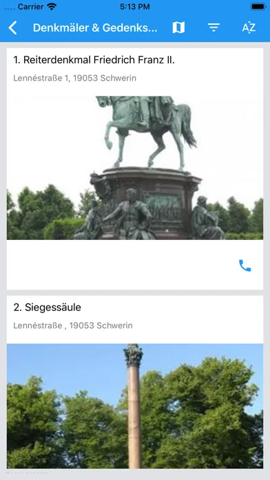 Скриншоты Schwerin App