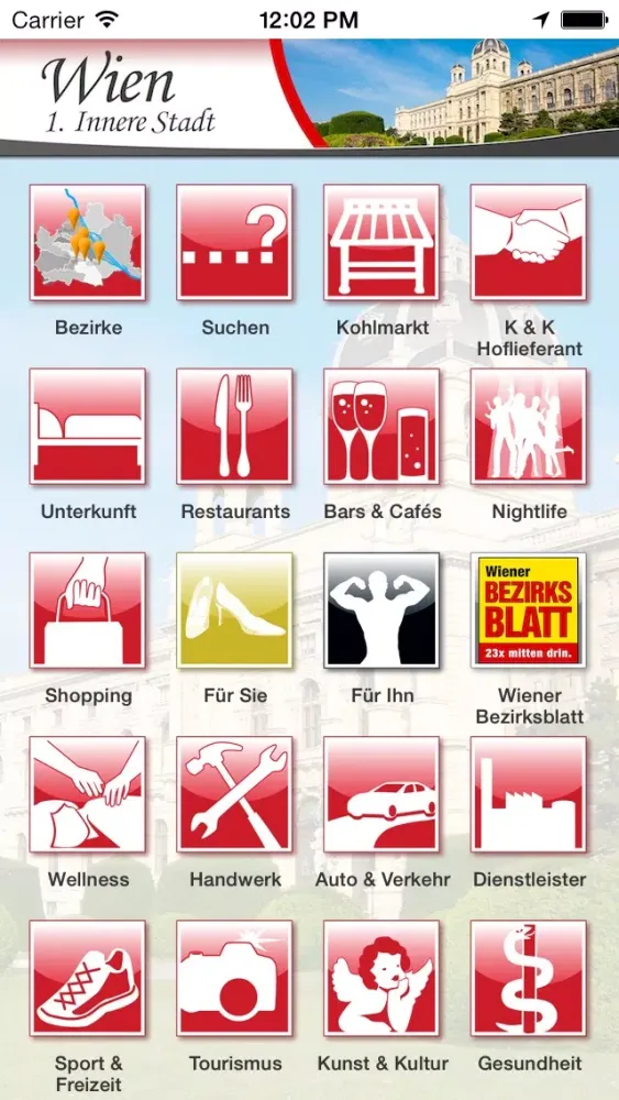 Captures d'écran de Wien 1. Bezirk Innere Stadt