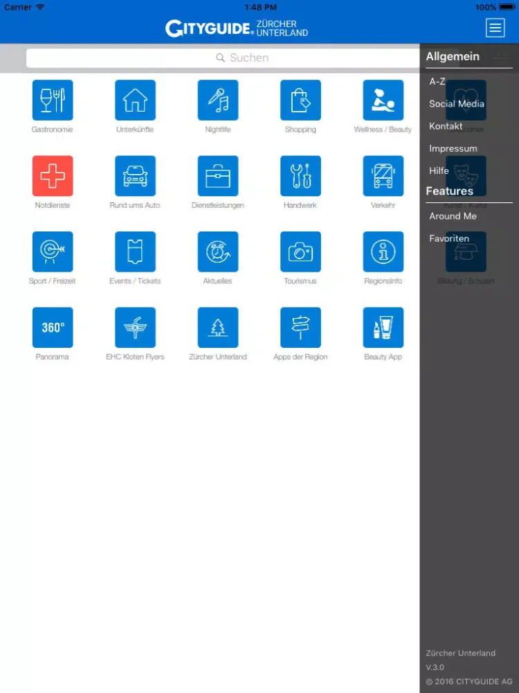 Скриншоты Zürcher Unterland iPad 