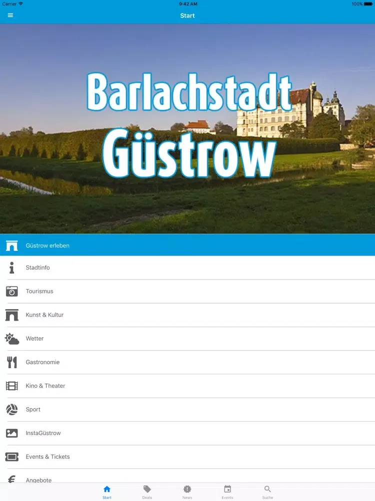 Zrzuty ekranu Güstrow iPad 