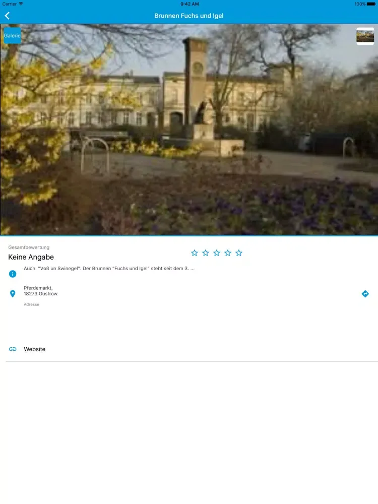 Zrzuty ekranu Güstrow iPad 