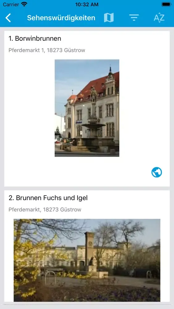 Zrzuty ekranu Güstrow