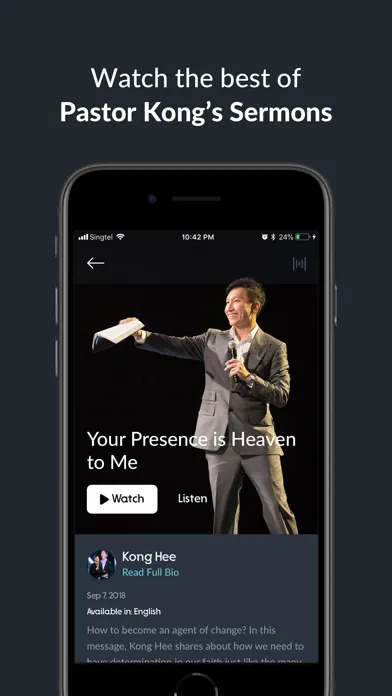 ภาพหน้าจอของ The CHC App