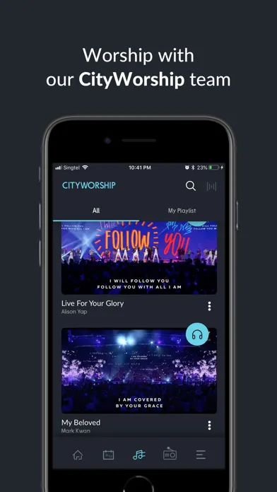 ภาพหน้าจอของ The CHC App