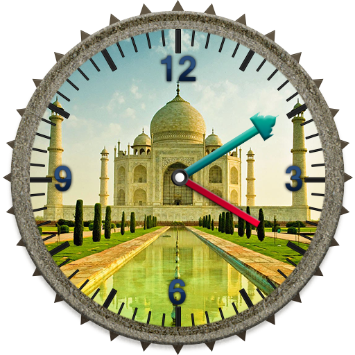 Taj Mahal clock widget free