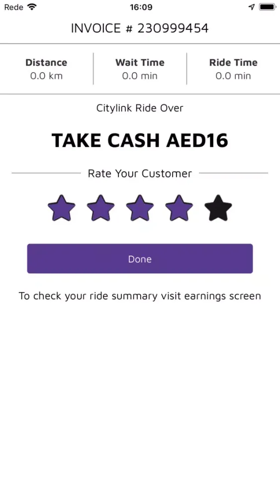 Citylink Driver Screenshots