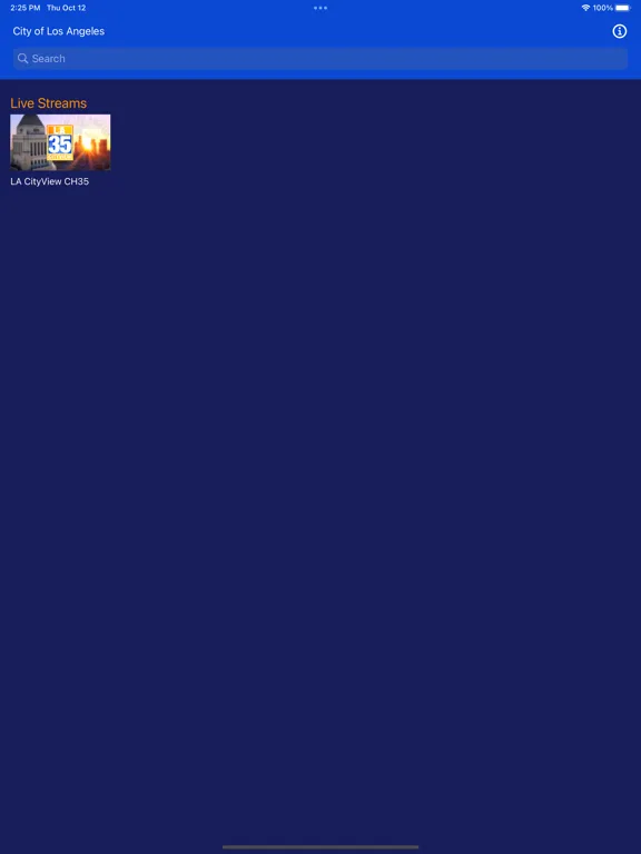 LA CityView CH35 iPad  Screenshots