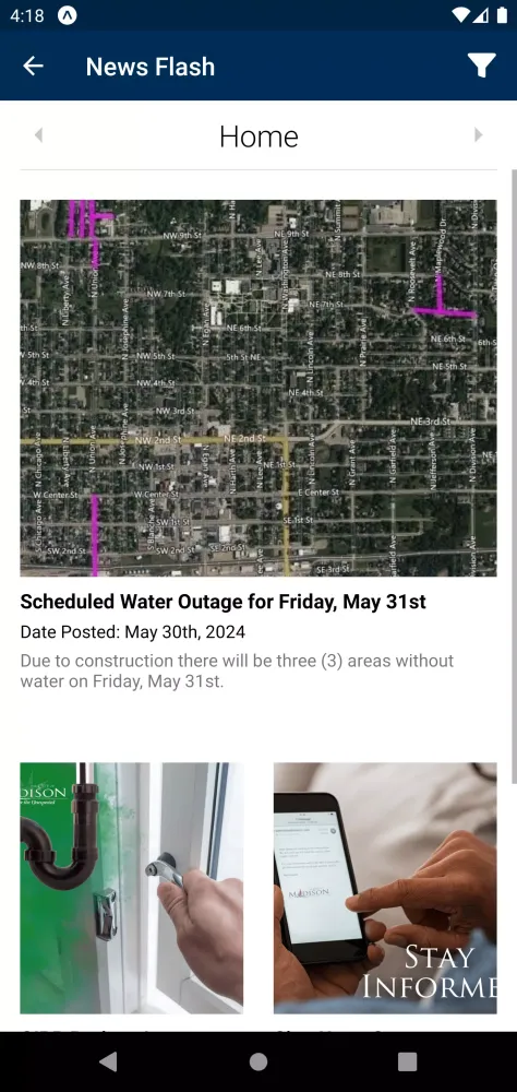 Captures d'écran de City of Madison SD