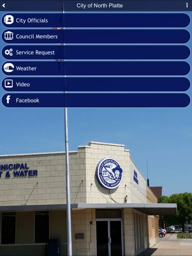 Capturas de pantalla de City of North Platte iPad 