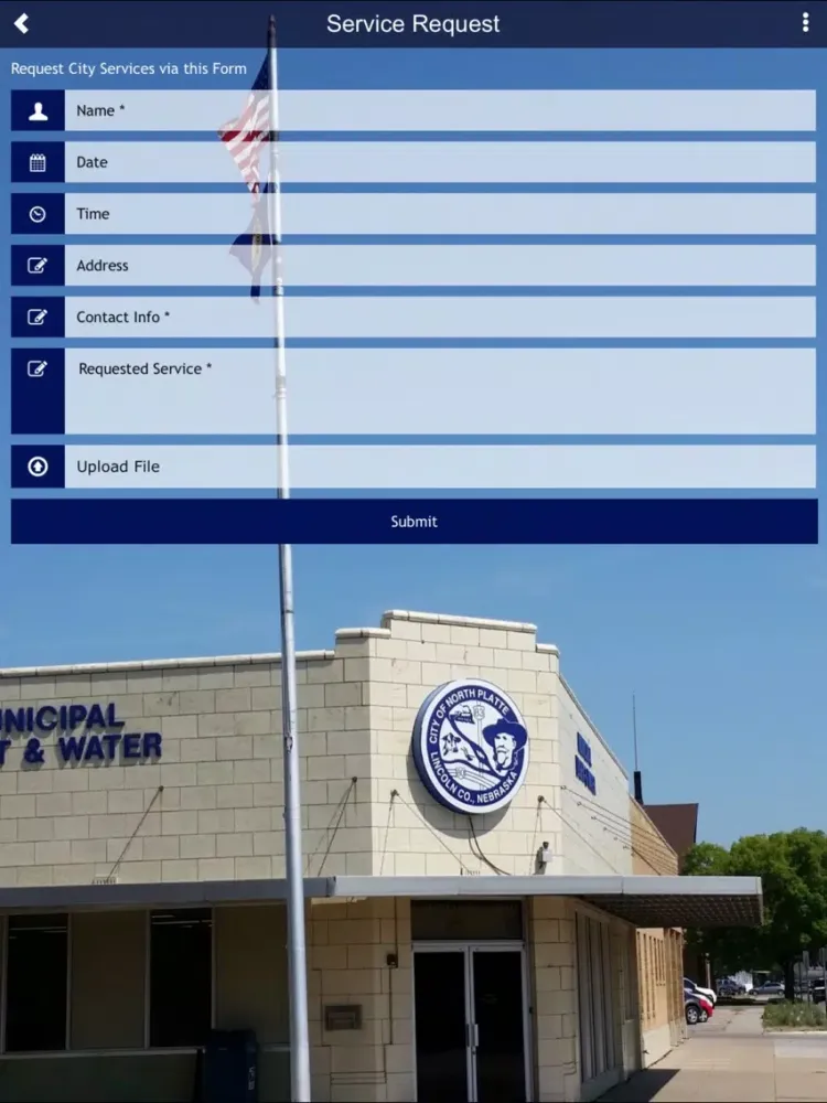 Capturas de pantalla de City of North Platte iPad 