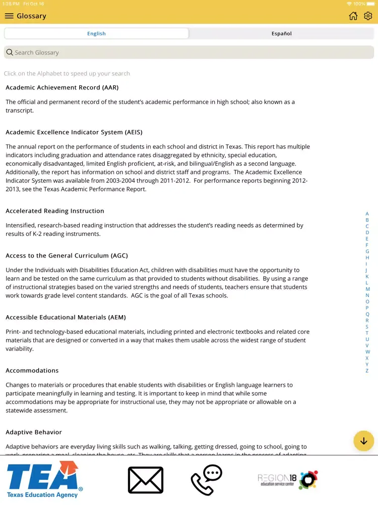 Captures d'écran de Legal Framework--SpEd iPad 