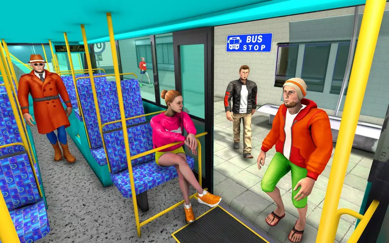 Screenshot di Modern Bus Simulator Games : Free Bus Driving Game