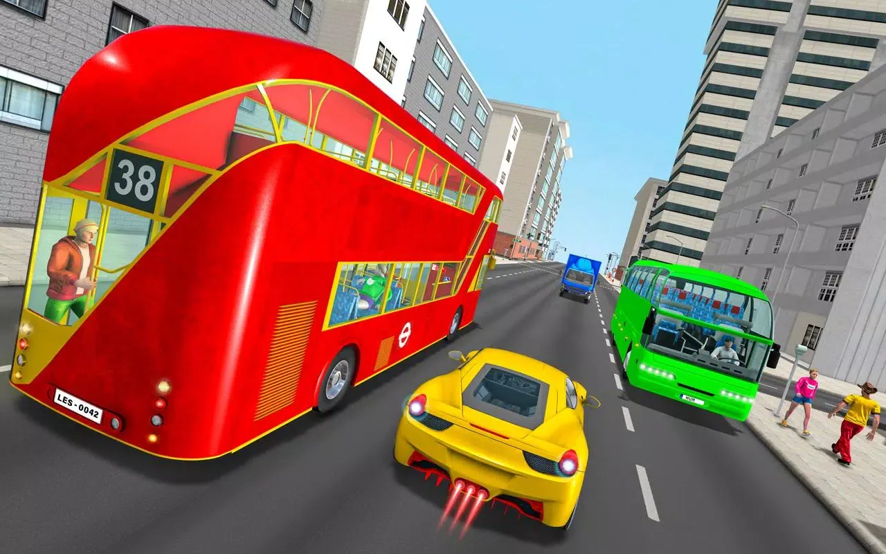 Screenshot di Modern Bus Simulator Games : Free Bus Driving Game