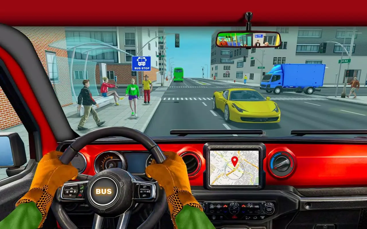 Screenshot di Modern Bus Simulator Games : Free Bus Driving Game