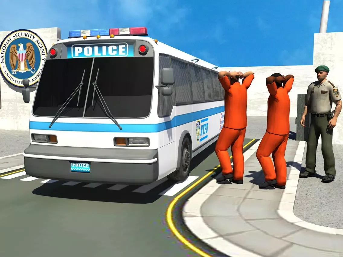 City Prisoner police vehicle Transporter 3d simulator iPad  Screenshots