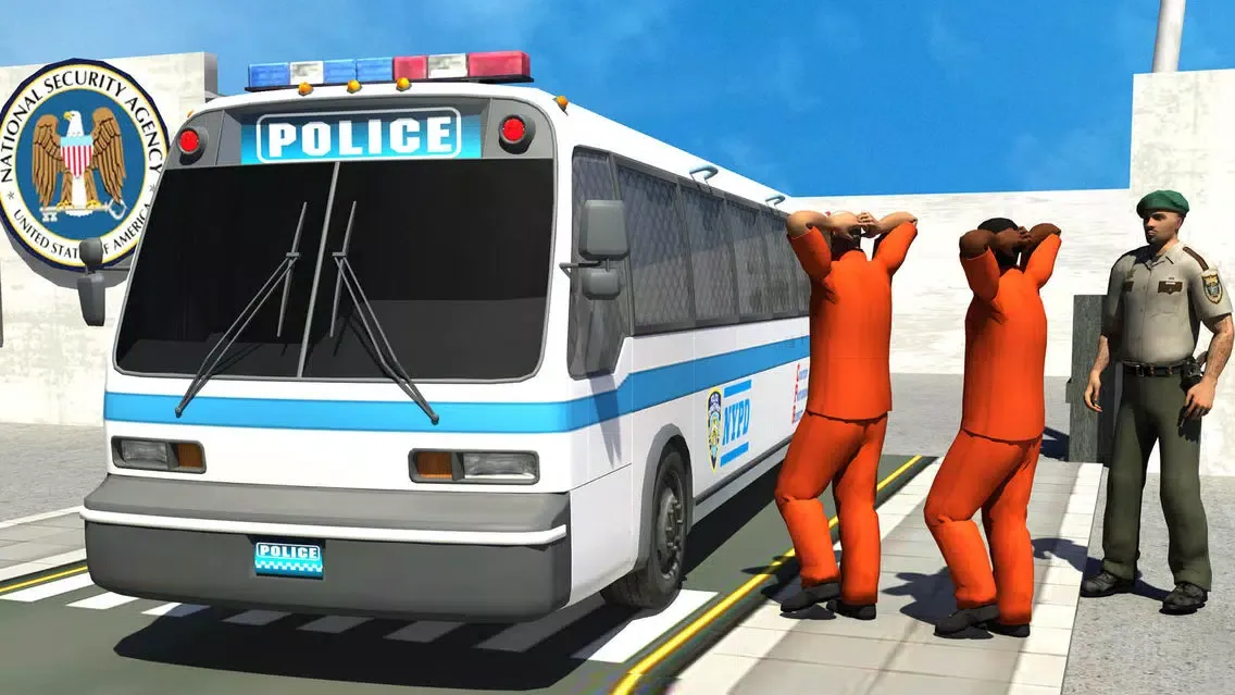 City Prisoner police vehicle Transporter 3d simulator Screenshots