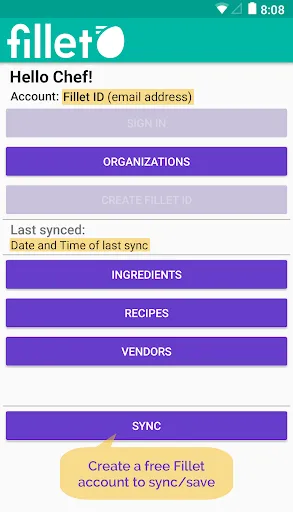 Fillet for Chefs Screenshots
