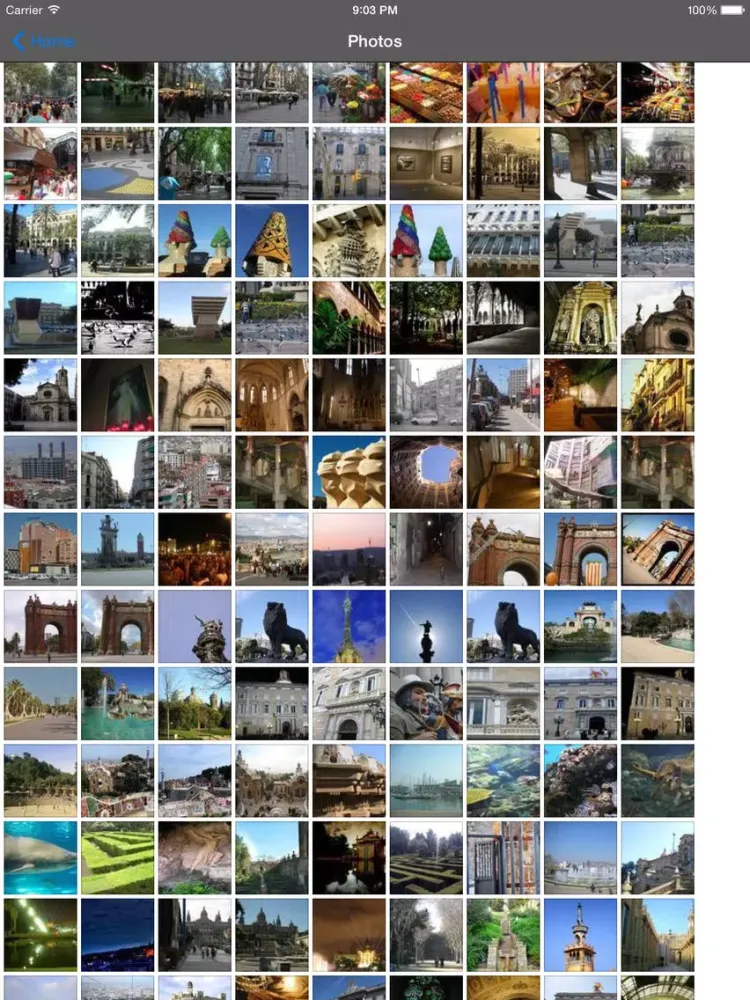 Capturas de tela do Barcelona Travel Guide Offline iPad 