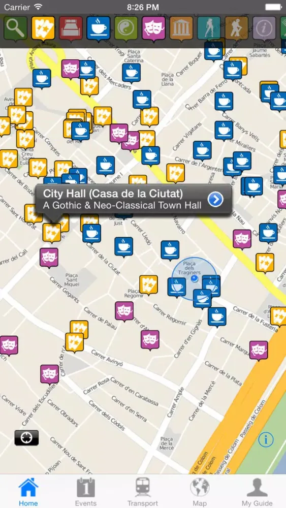 Capturas de tela do Barcelona Travel Guide Offline