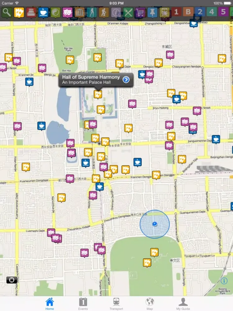 Beijing Travel Guide Offline iPad 应用截图