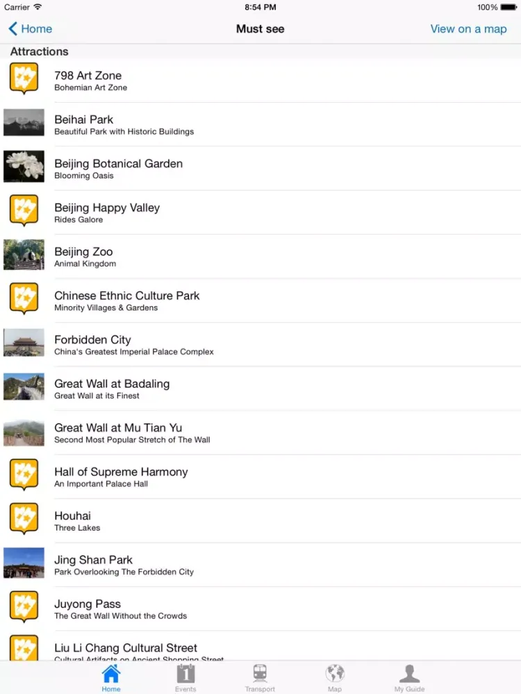 Beijing Travel Guide Offline iPad 应用截图