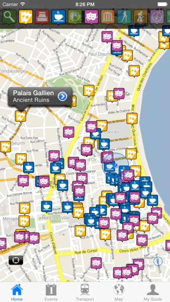 Bordeaux Travel Guide Offline应用截图