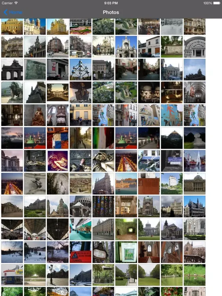Capturas de tela do Brussels Travel Guide Offline iPad 