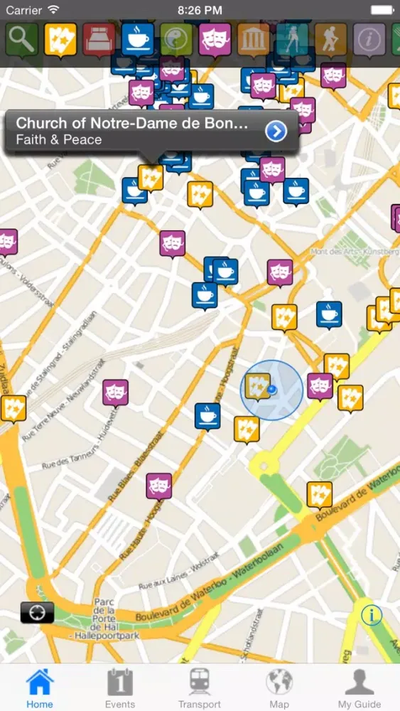 Capturas de tela do Brussels Travel Guide Offline