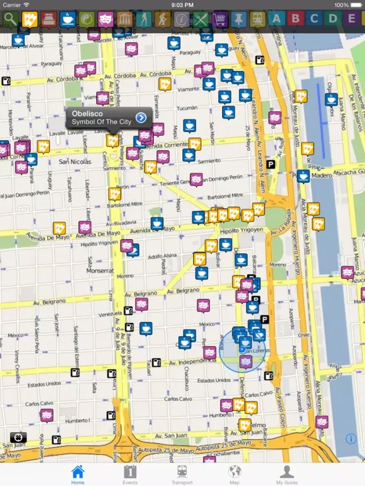 Captures d'écran de Buenos Aires Travel Guide Offline iPad 