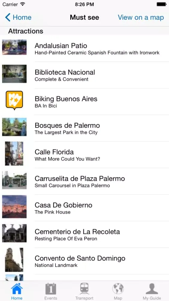 Captures d'écran de Buenos Aires Travel Guide Offline