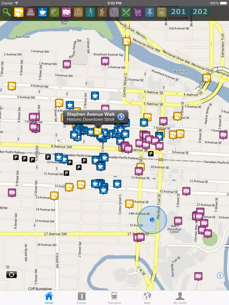 Calgary Travel Guide Offline iPad  Screenshots