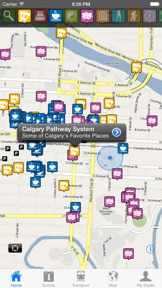Calgary Travel Guide Offline Screenshots
