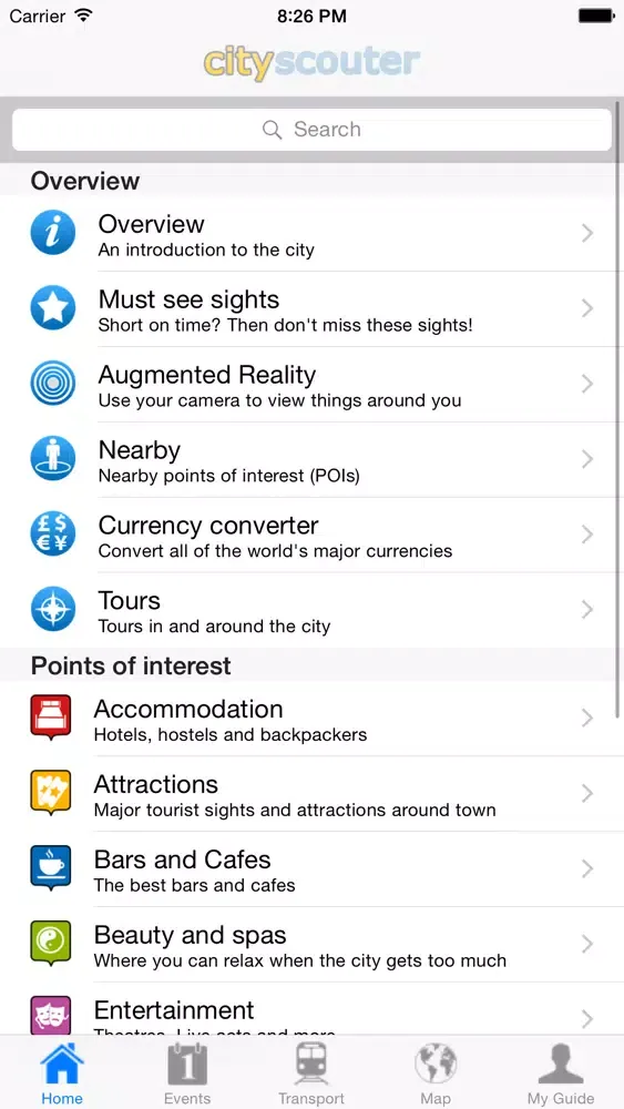 Calgary Travel Guide Offline Screenshots