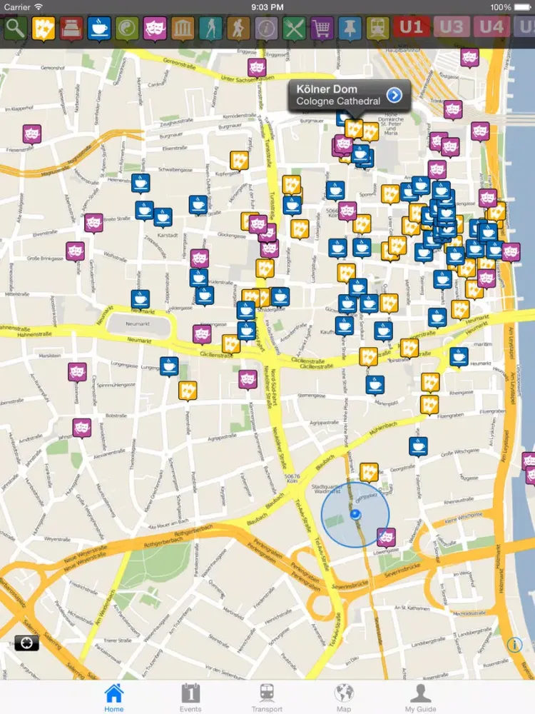 Captures d'écran de Cologne Travel Guide Offline iPad 