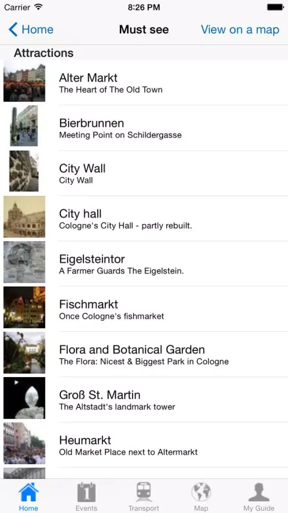 Captures d'écran de Cologne Travel Guide Offline
