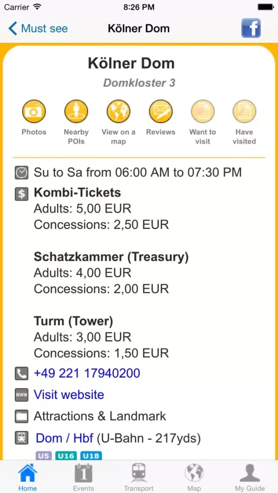 Captures d'écran de Cologne Travel Guide Offline