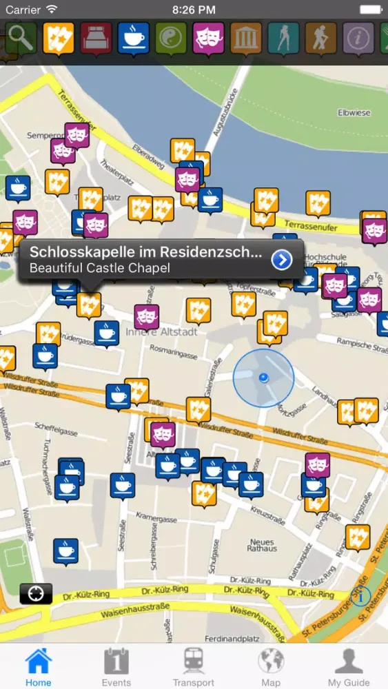 Capturas de tela do Dresden Travel Guide Offline