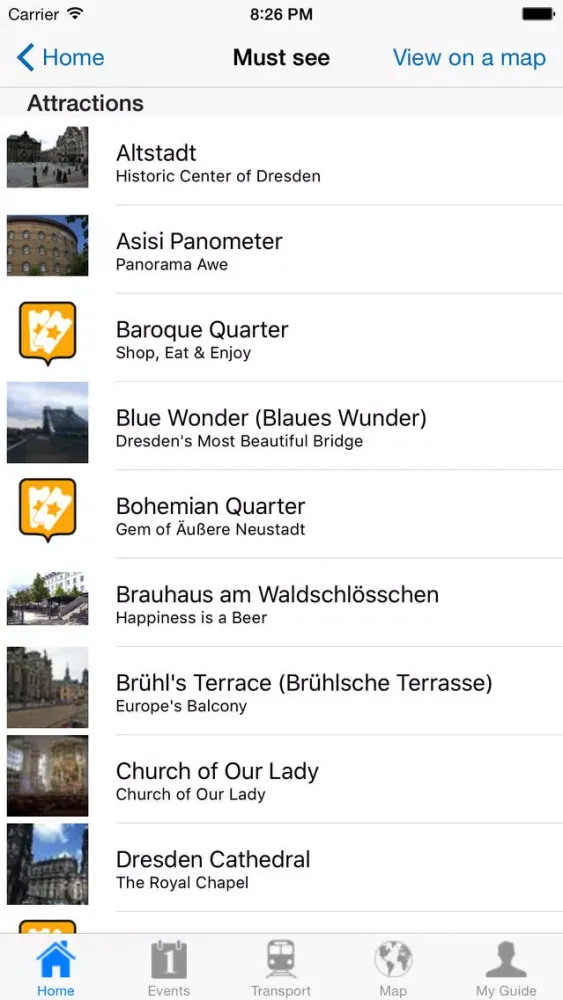Capturas de tela do Dresden Travel Guide Offline