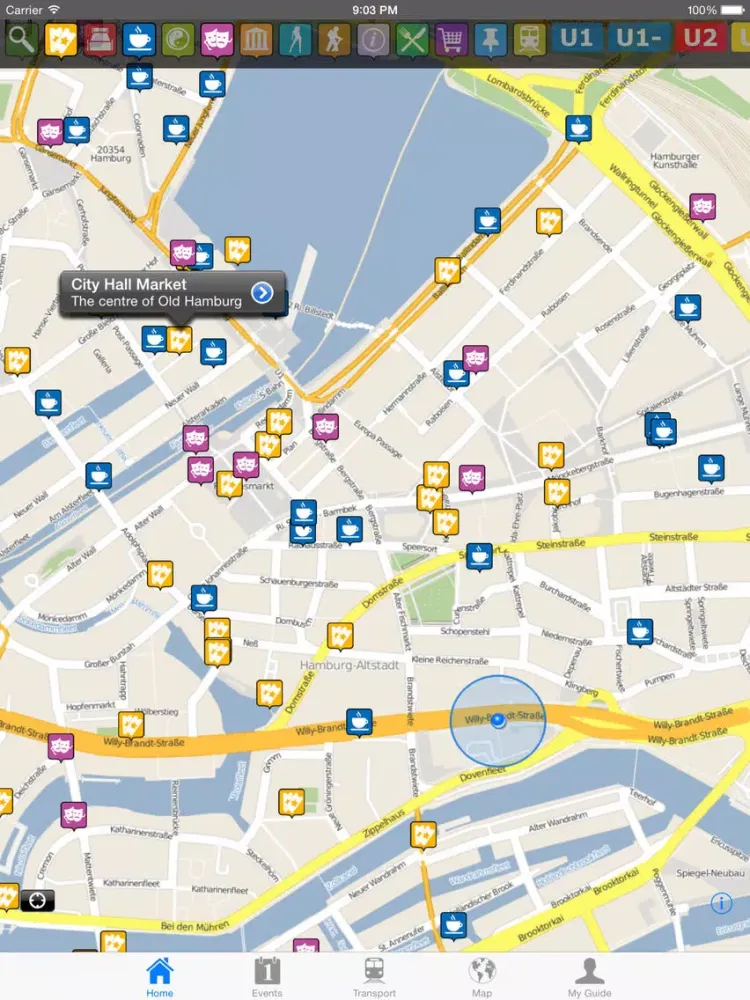 Capturas de pantalla de Hamburg Travel Guide Offline iPad 