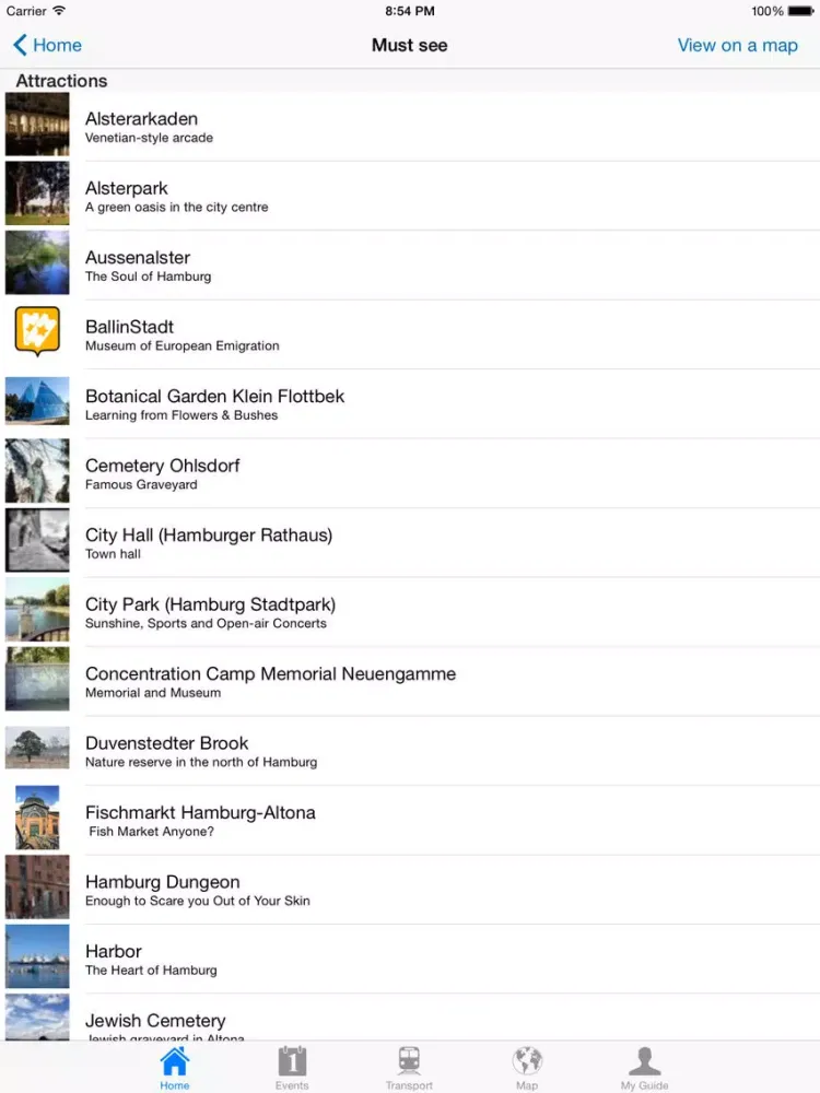 Capturas de pantalla de Hamburg Travel Guide Offline iPad 