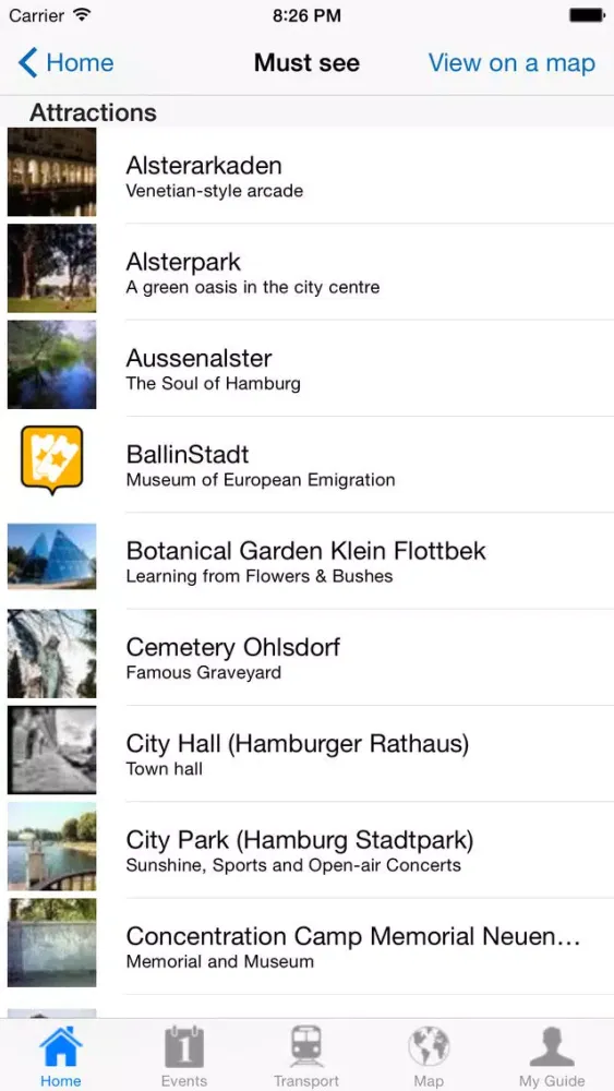 Capturas de pantalla de Hamburg Travel Guide Offline