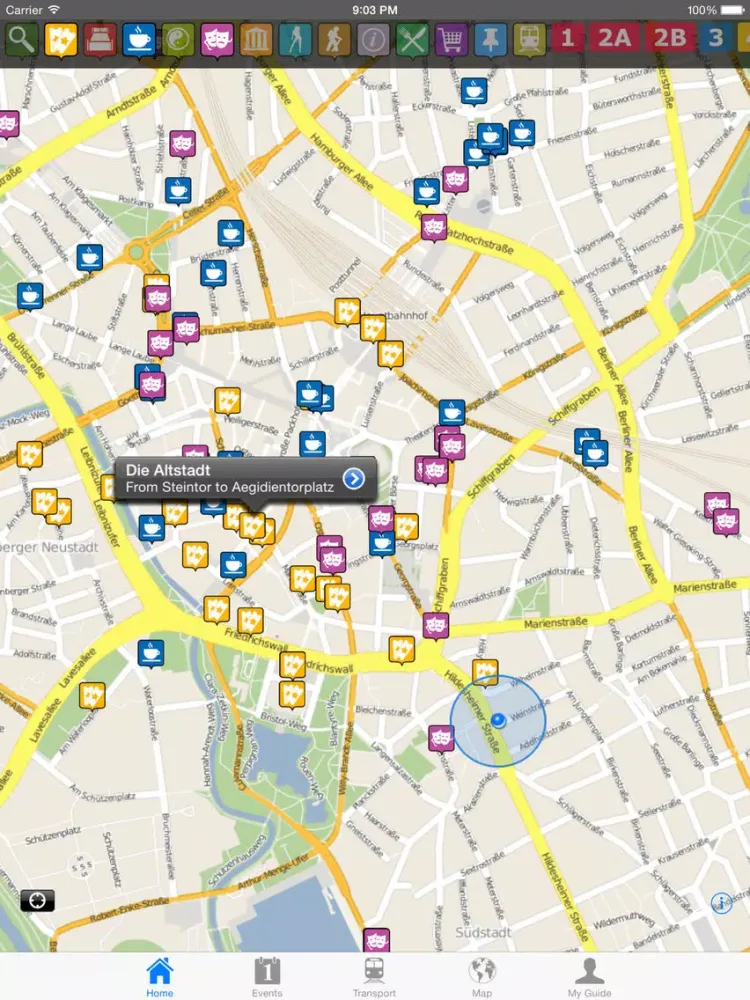 Capturas de pantalla de Hanover Travel Guide Offline iPad 