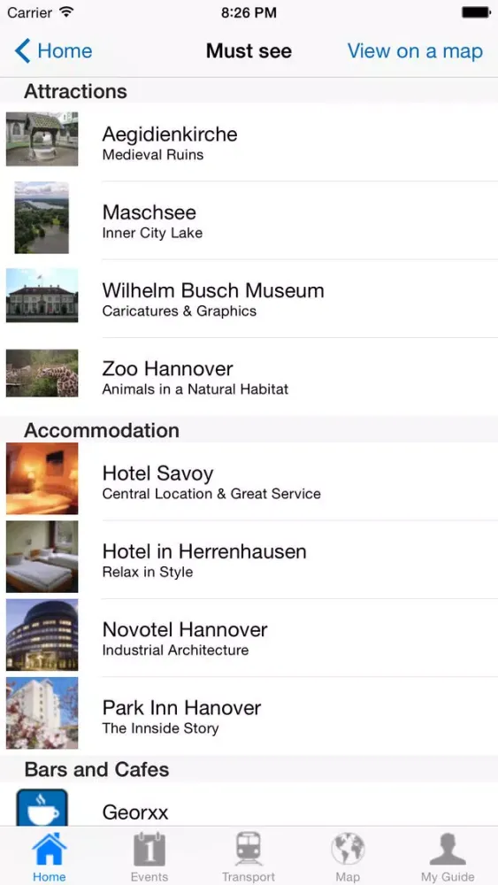 Capturas de pantalla de Hanover Travel Guide Offline