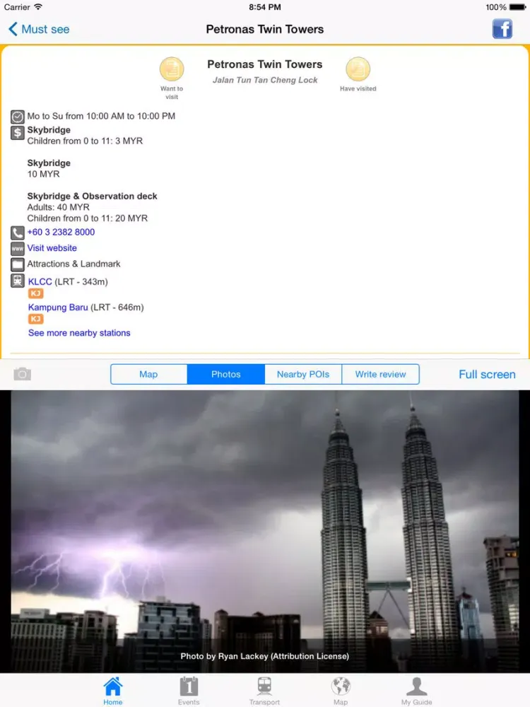 Kuala Lumpur Travel Guide Offline iPad  スクリーンショット