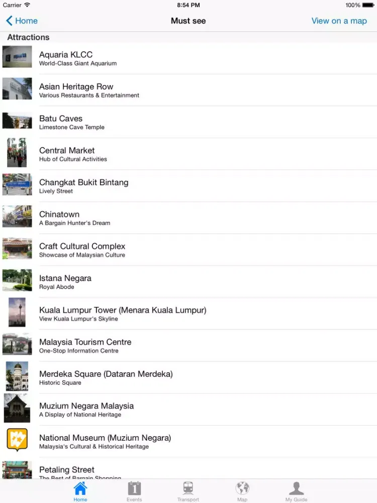 Kuala Lumpur Travel Guide Offline iPad  スクリーンショット