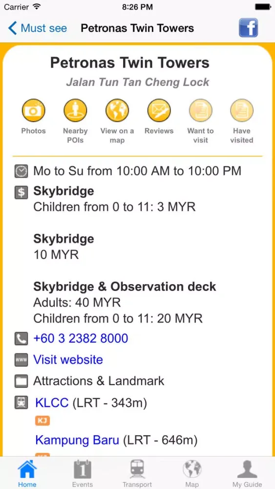 Kuala Lumpur Travel Guide Offline スクリーンショット
