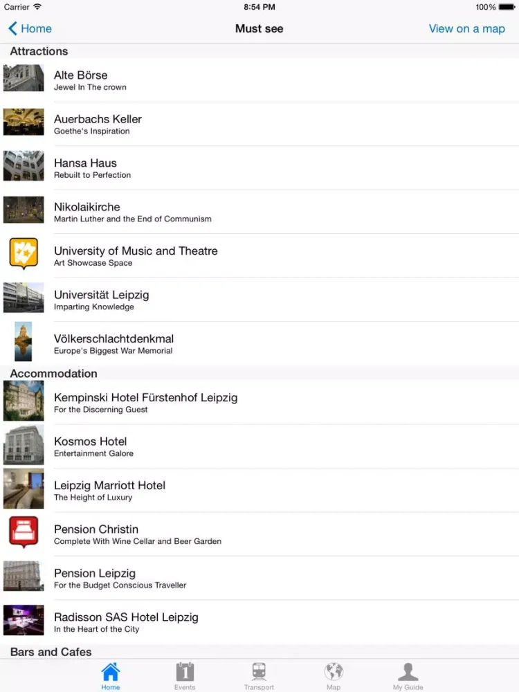 Leipzig Travel Guide Offline iPad  سکرین شاٹس