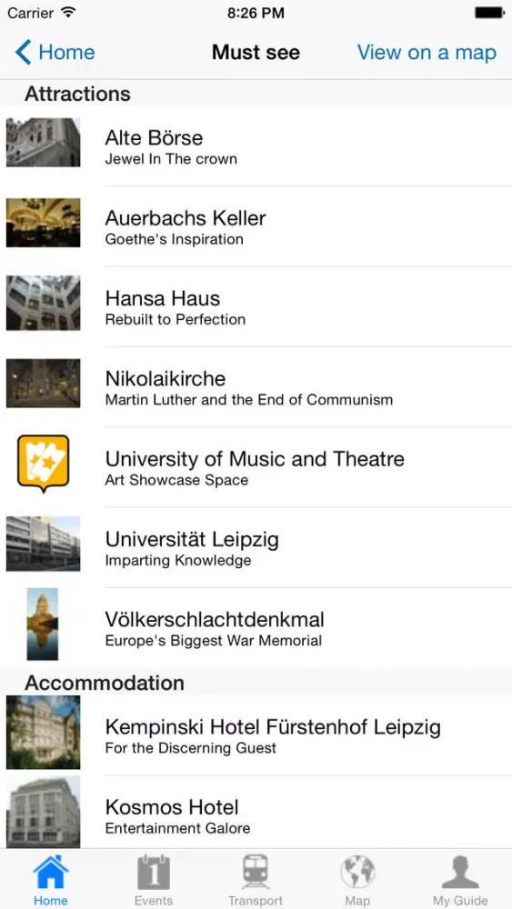 Leipzig Travel Guide Offline سکرین شاٹس